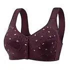 BH Damen ohne Bügel Atmungsaktiv und Bequem Bralette Camisole Sport-BH Schlaf-BH Damen Bustier Große Größen Schultergurt Bras Running Bra für Fitness Yoga