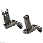 Magpul MBUS Pro Offset Front and Rear Flip Up Backup Sights - 526-525 - Black