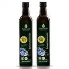 Naturzade Schwarzkümmelöl 1000ml Ungefiltert Glasflasche ( 2 x 500ml ), kaltgepresst, direkt vom Hersteller