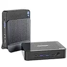 Mini PC Fanless, Intel Celeron N5100 Windows 11 Pro Mini PC, 8 Go RAM 256 Go M.2 SSD Mini Ordinateur, Soutien SSD 2,5", WiFi 5, BT 4.2, USB 3.0, Type C, Double Affichage Micro PC pour Maison, Bureau