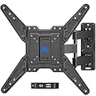 Mounting Dream TV Mount for Most 26-55 Inch TVs, Full Motion TV Wall Mount with Perfect Center Design on Single Stud Articulating Mount Max VESA 400x400mm up to 77 LBS, MD2413-MX