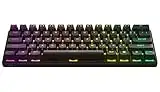 SteelSeries Apex Pro Mini Wireless - Mechanical Gaming Keyboard – World’s Fastest Keyboard – Adjustable Actuation – Compact 60% Form Factor – Bluetooth 5.0 – 2.4GHz - American (QWERTY) Layout