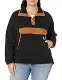 Carhartt Jersey de forro polar para mujer de corte holgado. Negro XS