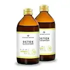 DETOX Flüssig 1000ml, Diuretisch, Reinigung der Leber Darms Abnehm Antioxidationsmittel.Grüner Tee Guaraná Papaya Löwenzahn Orthosiphon. Vegan Zertifiziert.CE.N2 Natural Nutrition