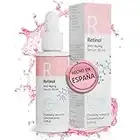 Serum RETINOL puro para la cara 30 ml - Serum Antimanchas (-86% Manchas) + Reduce las Arrugas un 63% en Contorno Ojos y Cara+ Reduce Ojeras - Piel Joven, Uniforme y Radiante - Elemental Care