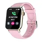 GT HITGX Smart Watch for Women with Answer and Make Calls,1.72'' Full Touch Screen Activity Trackers for Android iOS, Fitness Watch Heart Rate Monitor Blood Oxygen for Female(Pink)