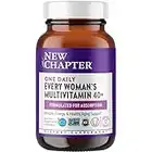 New Chapter Women's Multivitamin + Immune Support, One Daily 40+, Fermented with Probiotics + D3 + B Vitamins + Organic Non-GMO Ingredients, 72 Count