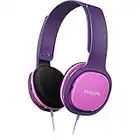 Philips Casque Audio pour Enfants/Écouteur Filaire avec Limite de Volume (85dB), Coussinets Doux, Arceau Ergonomique/Philips SHK2000PK/00 - Rose-Lila