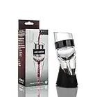 FosFun Weinbelüfter, Wein Dekanter Dekantierer Rotwein Aerator Set Schnellest Ernüchternd aus Acryl, Premium Wein Belüfter Dekantierausgießer mit Ständer, Geschenk für Weihnachten und Weinliebhaber