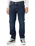 Levi's Men's 514 Straight Z1485 Medium Indigo Worn Jeans, 34W / 34L