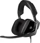 Corsair VOID ELITE Surround Gaming Headset (7.1 Surround Sound, Optimised Omnidirection Microphone with PC, PS4, Xbox One, Switch and Mobile Compatibility) Black