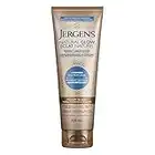 Jergens Natural Glow +Firming Daily Moisturizer & Gradual Sunless Self Tanning Body Lotion for Dry Skin, Medium to Deep Shade (200 mL) (Packaging may vary)