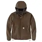 Carhartt Men's Super Dux™ Relaxed Fit Sherpa-Lined Active Jac BONDED CHORE COAT, COFFEE,