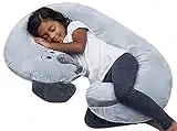 Leachco Snoogle Jr. Pillow, 1 Count (Pack of 1), Elephant