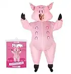 Déguisement Gonflable Cochon | Costume Gonflable Humour | Qualité Premium | Taille Adulte | Polyester | Agréable à Porter | Résistant | Système de Gonflage Inclus | Créé par OriginalCup®