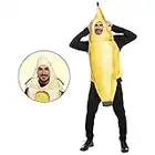 Spooktacular Creations Realistic Banana Costume for Adult Halloween Costume, Theater Plays, Outdoor Activity (Standard)