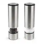 Peugeot Elis Sense Duo Electric Pepper and Salt Mill with Alpha Tray