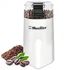 Mueller Austria HyperGrind Precision Electric Spice/Coffee Grinder Mill with Large Grinding Capacity and HD Motor also for Spices, Herbs, Nuts, Grains, White