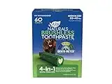 Ark Naturals Brushless Toothpaste, Dog Dental Chews for Medium Breeds, Freshens Breath, Helps Reduce Plaque & Tartar, 54oz, 1 Pack