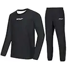 HOTSUIT Sauna Suit Men Weight Loss Sweat Jacket Gym Boxing Workout, Black, L