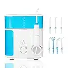 YOUNGDO Hydropulseur Jet Dentaire 800ML, Détartreur Dentaire Désinfection UV Professionnel Irrigateurs Oral avec 10 Niveaux Pressions Soins Hygiène Dents