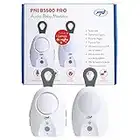 PNI Audio Baby Monitor B5500 PRO wireless, citofono, con lampada notturna, funzione Vox e cercapersone, sensibilità microfono regolabile