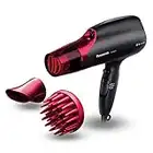 Panasonic Ehna65k Moisture Infusion Nanoe Hair Dryer With 3 Attachments, Pink, Matte Black & Pink, 950 Grams