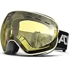 Ski Goggles, Snow Snowboard Goggles Anti Fog UV400 Protection for Men Women Kids