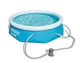 Bestway 57267E Fast Set Above Ground Pool, Blue