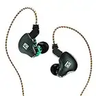 Yinyoo KBEAR KS2 IEM 1BA 1DD Casque stéréo Intra-auriculaire HiFi Over Earbud Casque antibruit Hybride avec câble Amovible pour la Course à Pied