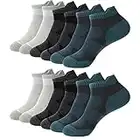 YOJOOM Calcetines Hombre Mujer - 6 Pares Calcetines Tobillero Running Deporte Algodón Corto Deportivos Calcetines Verano，Transpirable cómodo inodoro (40-45, Colores Mezclados *6)