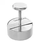 Coikes Adjustable Burger Press 4.5 Inch Hamburger Patty Maker 304 Stainless Steel Non-Stick Stuffed Hamburger Press Maker Patty Making Mold for Perfect Burger Beef Patties Dinners BBQ