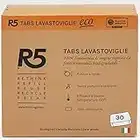 R5 - Eco Tabs Lavastoviglie - pastiglie lavastoviglie, 100% di tensioattivi di origine vegetale da fonti rinnovabili - Senza Profumi e Coloranti, 30 Tabs 30 lavaggi.