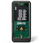 Metro Laser 120M, OGETO Misuratore di Distanza Laser IP54 Strumento di Misura Digitale Portatile Telemetro con Livelle a Bolla e Ampio Display LCD Retroilluminato