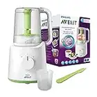 Philips Avent SCF870/20 - Procesador de alimentos para bebés 2 en 1, color blanco y verde