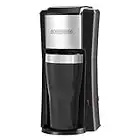 BLACK+DECKER Single Serve Coffee Maker, Includes One Dishwasher Safe Travel Mug (16oz), CM618C Black