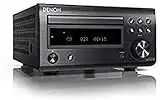 Denon RDCM41DAB Hifi Receiver with CD Player, Audio Receiver for HiFi, Bluetooth, 2x30W + Subwoofer PreOut, FM Radio / DAB / DAB+ Tuner, 2x Digital Optical Input & 1x Headphone Output - Black