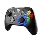 Bluetooth Controller GameSir T4 Pro per Nintendo Switch,Controller Switch con retroilluminazione LED,Joystick Turbo Gamepad con doppio motore,Controller di gioco programmabile per iPhone/Android/PC