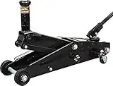 Torin A94117B Blackjack Hydraulic Trolley Service/Floor Jack (Fits: SUVs and Extended Height Trucks): 3 Ton (6,000 lb) Capacity, Black