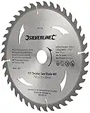 Silverline 991704 2 Lame Circolari, TCT 40 e 60 Denti, 250 x 30, Anelli di Riduzione 20, 16 mm