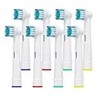 Testine Spazzolino Ricambio Compatibile Con OralB - Adatto Spazzolino Elettrico Orale B Sensitive, Cross Action, Professional Care, Vitality, ecc - Di HSYTEK