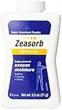 Zeasorb Prevention Super Absorbent Powder, Foot Care, 2.5-Ounce Bottle