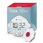 Bellman & Symfon ALARM CLOCK PRO with Bed Shaker | Option of Loud Alarm, Bright Flashing Light, Powerful Vibration | Nightlight | Backup battery included | For Heavy Sleepers, Hard of Hearing and Deaf