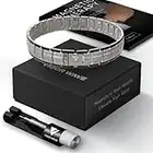 Vigor Wave® Magnetic Therapy TITANIUM Bracelet for Men — Unique 2X Strength Magnetic Bracelet for Relieving Pain, Improving Circulation, and Increasing Performance + Premium Sizing Tool & Gift Box
