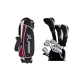 AGXGOLF Senior Men's Magnum Edition Right Hand ExtraTall Length (+1.5 inch) Complete Golf Club Set w/Stand Bag, 460cc Driver, 3 Wood, Hybrid, 5-9 Irons +Pitching Wedge: Built in The USA!