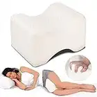 Dioxide Almohada Piernas para Dormir, Ergonómico Cojín Ortopédico, Ideal para ciática, Caderas, articulaciones, Alivio de Dolores de Embarazo y Dormir de Lado - Opción Ideal para Dormir de Lado