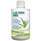 Pure Aloe Vera Juice Unflavoured 500 ml - Cold-Processed – from Organic Fresh Leaves – for Intestinal Issues – Made In Canada