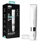 Braun Body Mini Tondeuse Électrique Femme Et Homme de Précision Corps, Rapide Et Facile, Technologie Wet & Dry, Avec Peigne De Tonte Idéal Pour Les Déplacements, BS1000