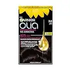 Garnier Olia Permanent Hair Dye, Up to 100% Grey Hair Coverage, No Ammonia, 60% Oils, Midnight 3.0 Soft Black