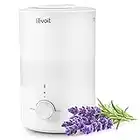 LEVOIT Humidifiers for Bedroom, Quiet (3L Water Tank) Cool Mist Top Fill Essential Oil Diffuser with 25Watt for Home Large Room, 360° Nozzle, Rapid Ultrasonic Humidification for Baby Nursery and Plant